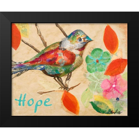 Band of Inspired Birds III Black Modern Wood Framed Art Print by Ritter, Gina