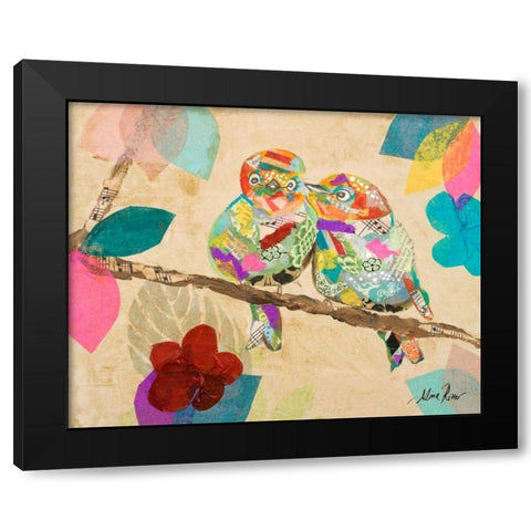 Band of Birds I Black Modern Wood Framed Art Print by Ritter, Gina