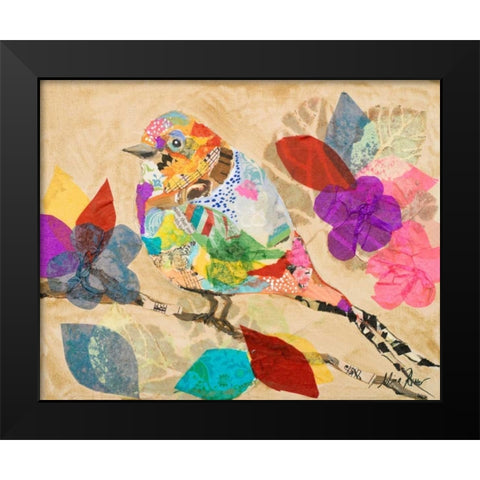 Band of Birds II Black Modern Wood Framed Art Print by Ritter, Gina
