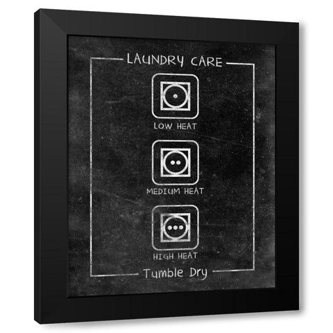 Laundry Care I Black Modern Wood Framed Art Print with Double Matting by SD Graphics Studio
