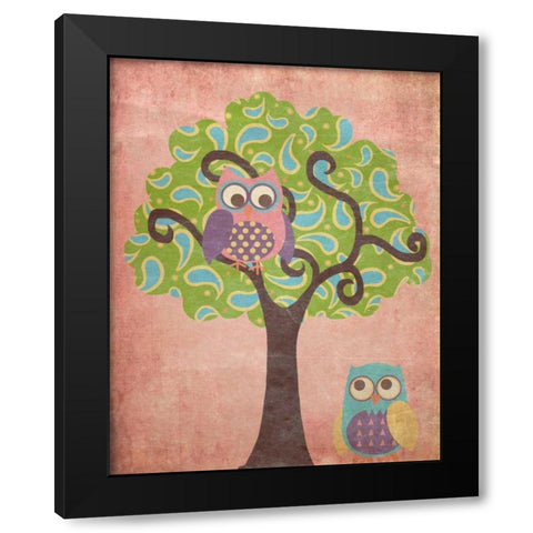 Wisdom in Tree II Black Modern Wood Framed Art Print with Double Matting by Metz, Andi