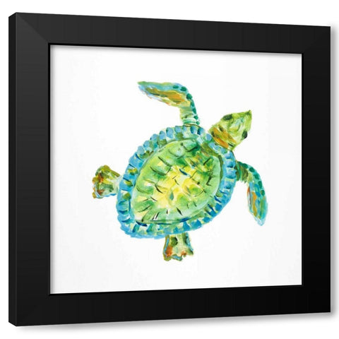 Sealife I Black Modern Wood Framed Art Print by DeRice, Julie