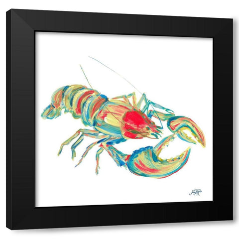Caribbean Sealife I Black Modern Wood Framed Art Print by DeRice, Julie