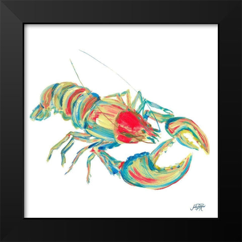 Caribbean Sealife I Black Modern Wood Framed Art Print by DeRice, Julie