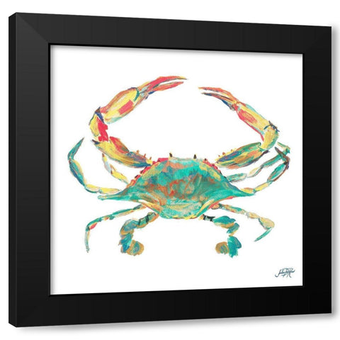 Caribbean Sealife II Black Modern Wood Framed Art Print with Double Matting by DeRice, Julie