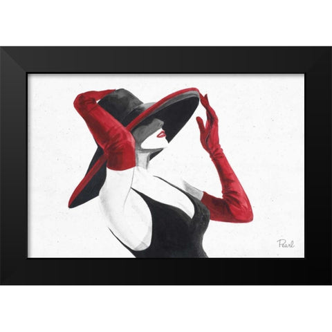 Women of Style I Black Modern Wood Framed Art Print by Urban Pearl Collection, Llc