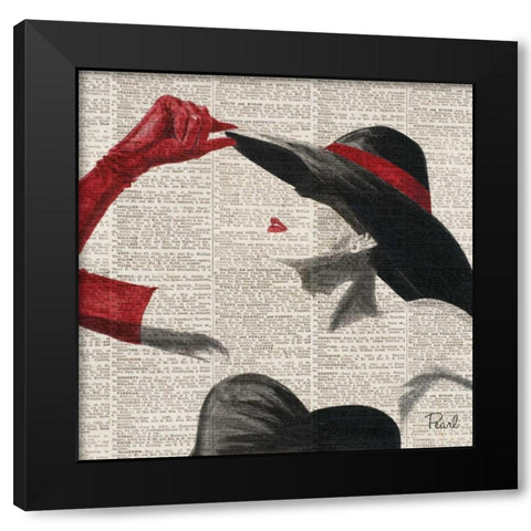 Women of Style Square II Black Modern Wood Framed Art Print with Double Matting by Urban Pearl Collection, Llc