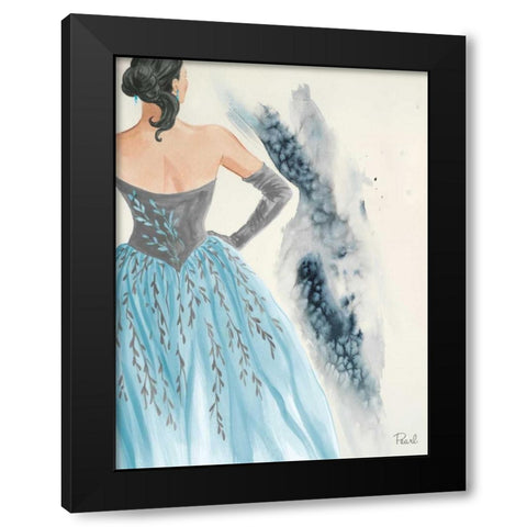 Evening in Paris II Black Modern Wood Framed Art Print by Baliko, Linda