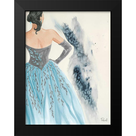 Evening in Paris II Black Modern Wood Framed Art Print by Baliko, Linda