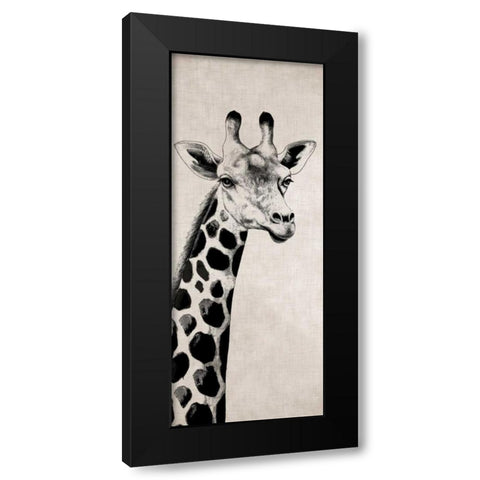 Giraffe I Black Modern Wood Framed Art Print by Rhyan, Vivien