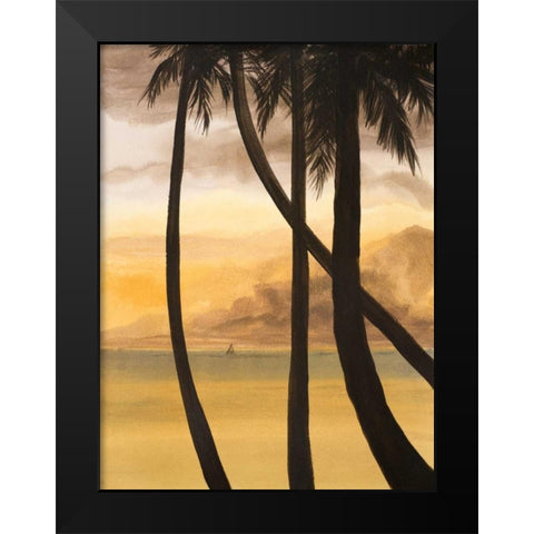 Approaching Horizon I Black Modern Wood Framed Art Print by Baliko, Linda