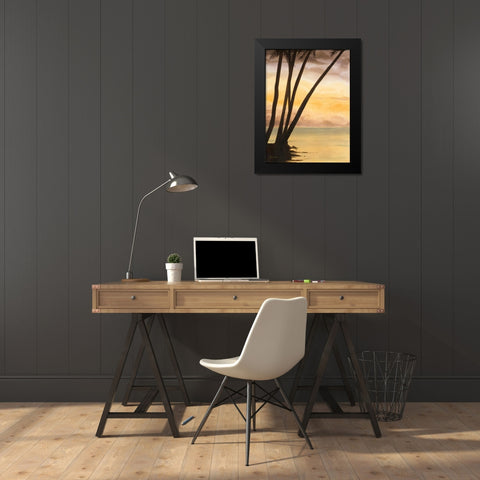 Approaching Horizon II Black Modern Wood Framed Art Print by Baliko, Linda