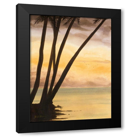 Approaching Horizon II Black Modern Wood Framed Art Print by Baliko, Linda