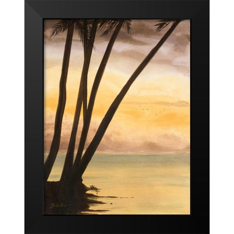 Approaching Horizon II Black Modern Wood Framed Art Print by Baliko, Linda