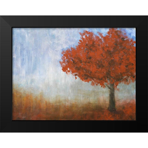 Eternal Tree Black Modern Wood Framed Art Print by Johnson, Walt