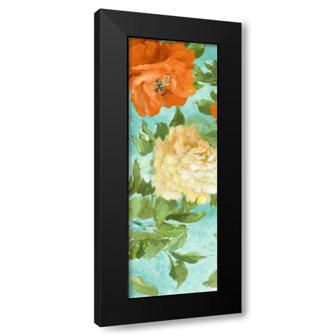 Beauty of the Blossom Panel I Black Modern Wood Framed Art Print by Loreth, Lanie