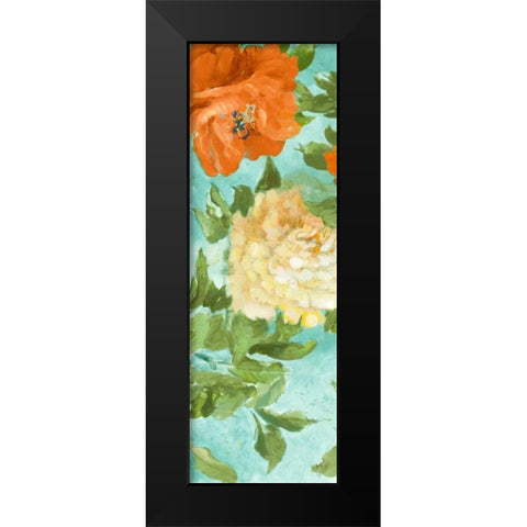 Beauty of the Blossom Panel I Black Modern Wood Framed Art Print by Loreth, Lanie