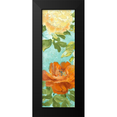 Beauty of the Blossom Panel II Black Modern Wood Framed Art Print by Loreth, Lanie