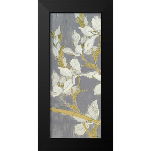 Tranquil Elegance Panel I Black Modern Wood Framed Art Print by Loreth, Lanie