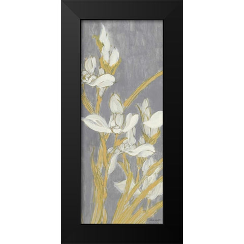 Tranquil Elegance Panel II Black Modern Wood Framed Art Print by Loreth, Lanie