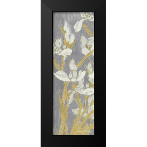 Tranquil Elegance Panel IV Black Modern Wood Framed Art Print by Loreth, Lanie