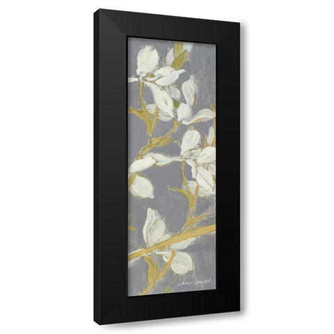 Tranquil Elegance Panel V Black Modern Wood Framed Art Print with Double Matting by Loreth, Lanie