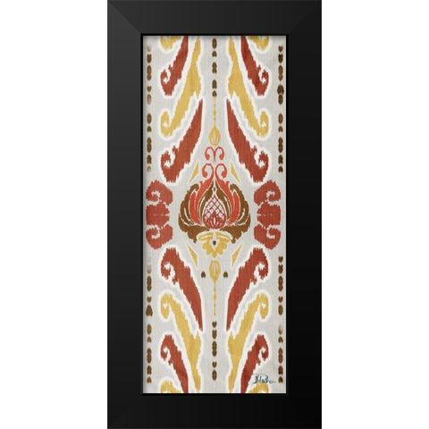 A Touch of Flourish III Black Modern Wood Framed Art Print by Pinto, Patricia