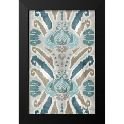 A Touch of Flourish II Black Modern Wood Framed Art Print by Pinto, Patricia