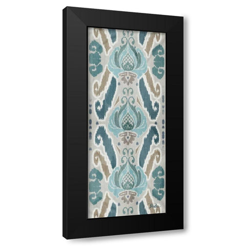 A Touch of Flourish III Black Modern Wood Framed Art Print by Pinto, Patricia