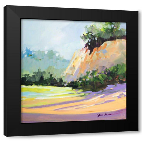By the Bluffs Black Modern Wood Framed Art Print with Double Matting by Slivka, Jane
