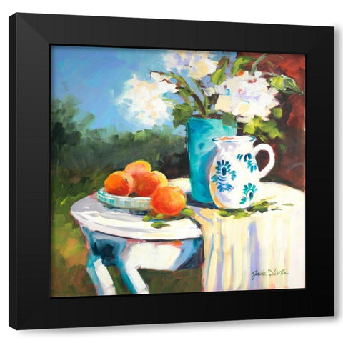 Citrus Plantation Black Modern Wood Framed Art Print with Double Matting by Slivka, Jane