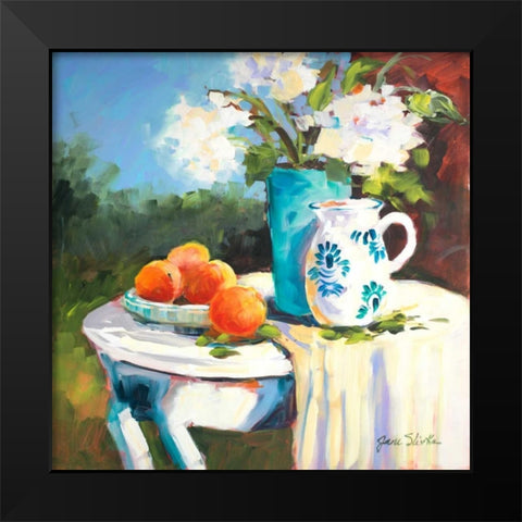 Citrus Plantation Black Modern Wood Framed Art Print by Slivka, Jane