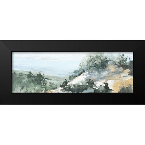 Morning Light Panel Black Modern Wood Framed Art Print by Slivka, Jane