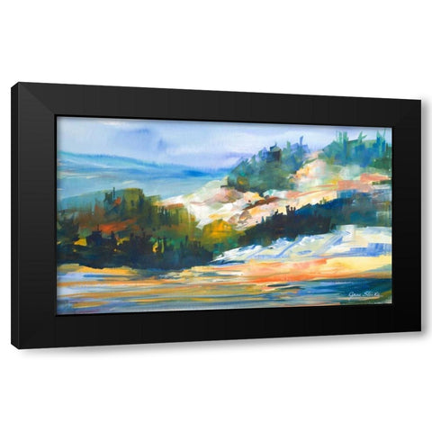 Morning Light Black Modern Wood Framed Art Print with Double Matting by Slivka, Jane