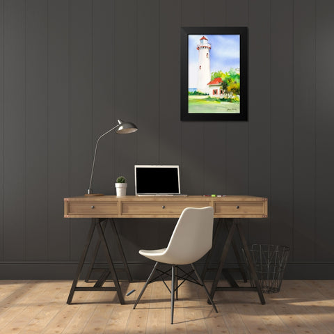 New England I Black Modern Wood Framed Art Print by Slivka, Jane