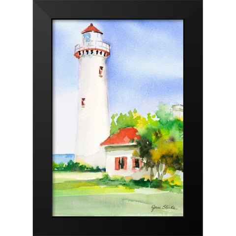 New England I Black Modern Wood Framed Art Print by Slivka, Jane