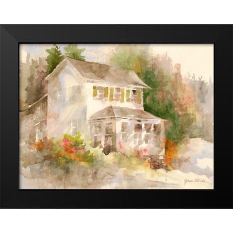 Summer Home II Black Modern Wood Framed Art Print by Slivka, Jane