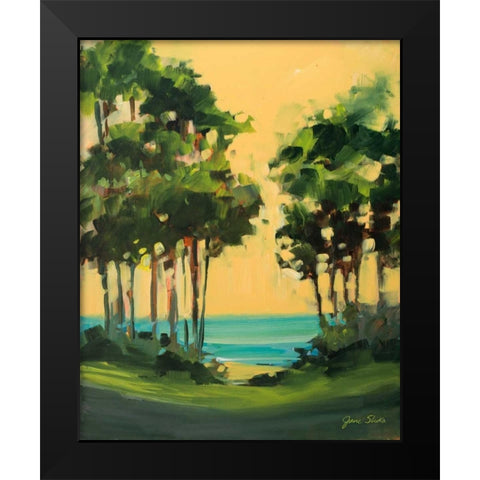 Toward the Shore Black Modern Wood Framed Art Print by Slivka, Jane