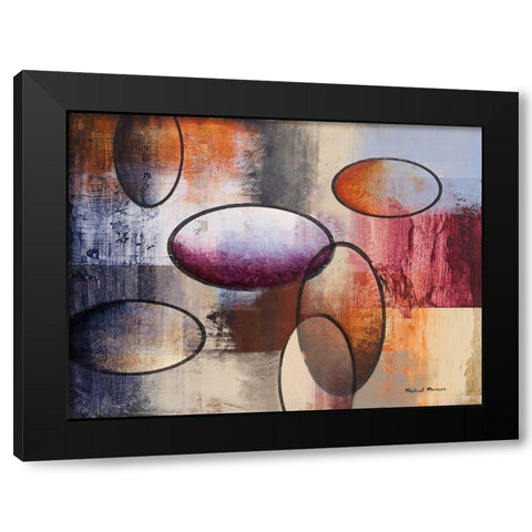Excitement II Black Modern Wood Framed Art Print by Marcon, Michael