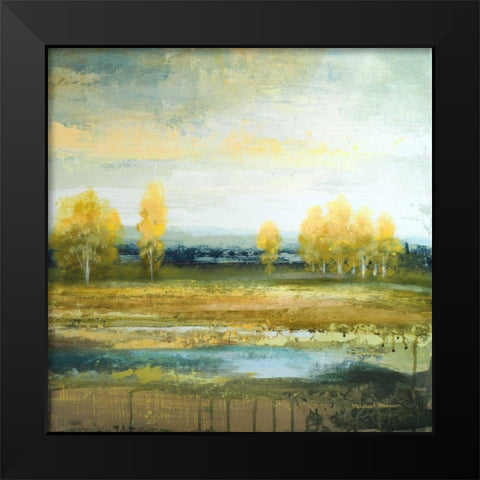 Marsh Lands II Black Modern Wood Framed Art Print by Marcon, Michael