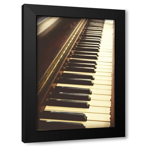 Play it Again Black Modern Wood Framed Art Print by Bryant, Susan