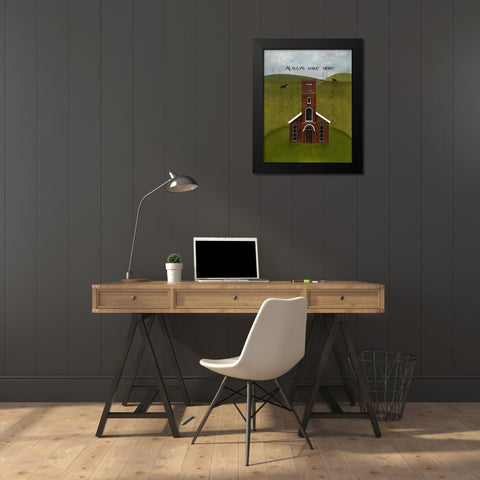 Always Have Hope Black Modern Wood Framed Art Print by Albert, Beth