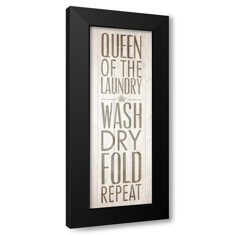 Queen of the Laundry IV Black Modern Wood Framed Art Print with Double Matting by Drotz, Dallas