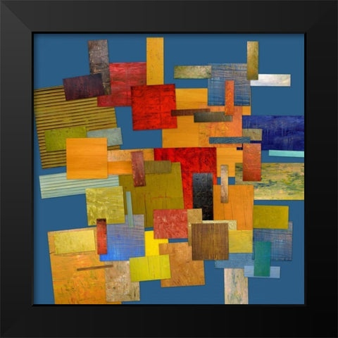 Scrambled eggs IV Black Modern Wood Framed Art Print by Calkins, Michelle
