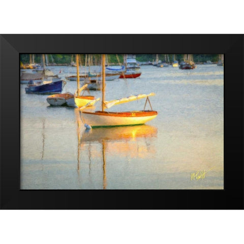 Sail Me Black Modern Wood Framed Art Print by Petrizzo, Michael