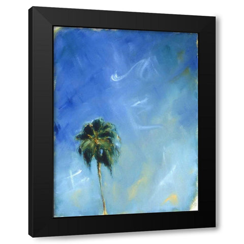 Palm Black Modern Wood Framed Art Print by Hoffman, Kate