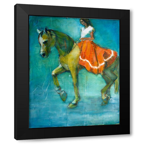 July Fourth Black Modern Wood Framed Art Print by Hoffman, Kate