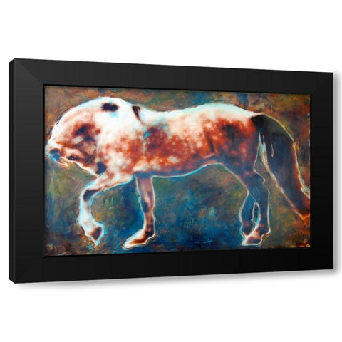 Antonio Black Modern Wood Framed Art Print by Hoffman, Kate