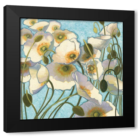 Chantilly Black Modern Wood Framed Art Print by Novak, Shirley