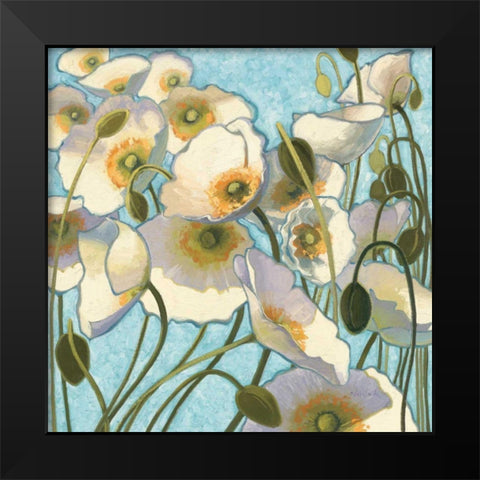 Chantilly Black Modern Wood Framed Art Print by Novak, Shirley